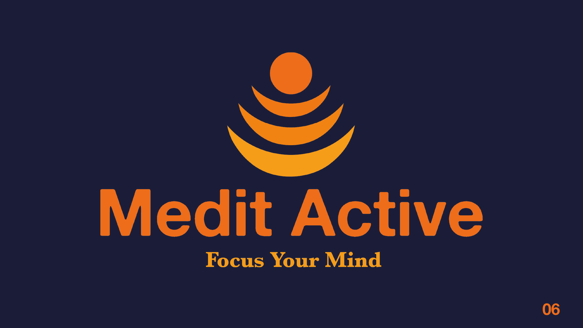 Logo di MeditActive una app di meditazione